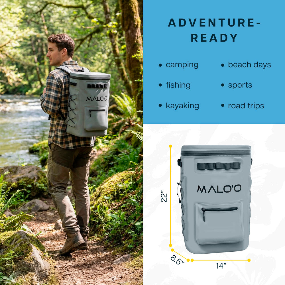 Exterior pockets on Malo'o Pro Adventure provide quick access to gear