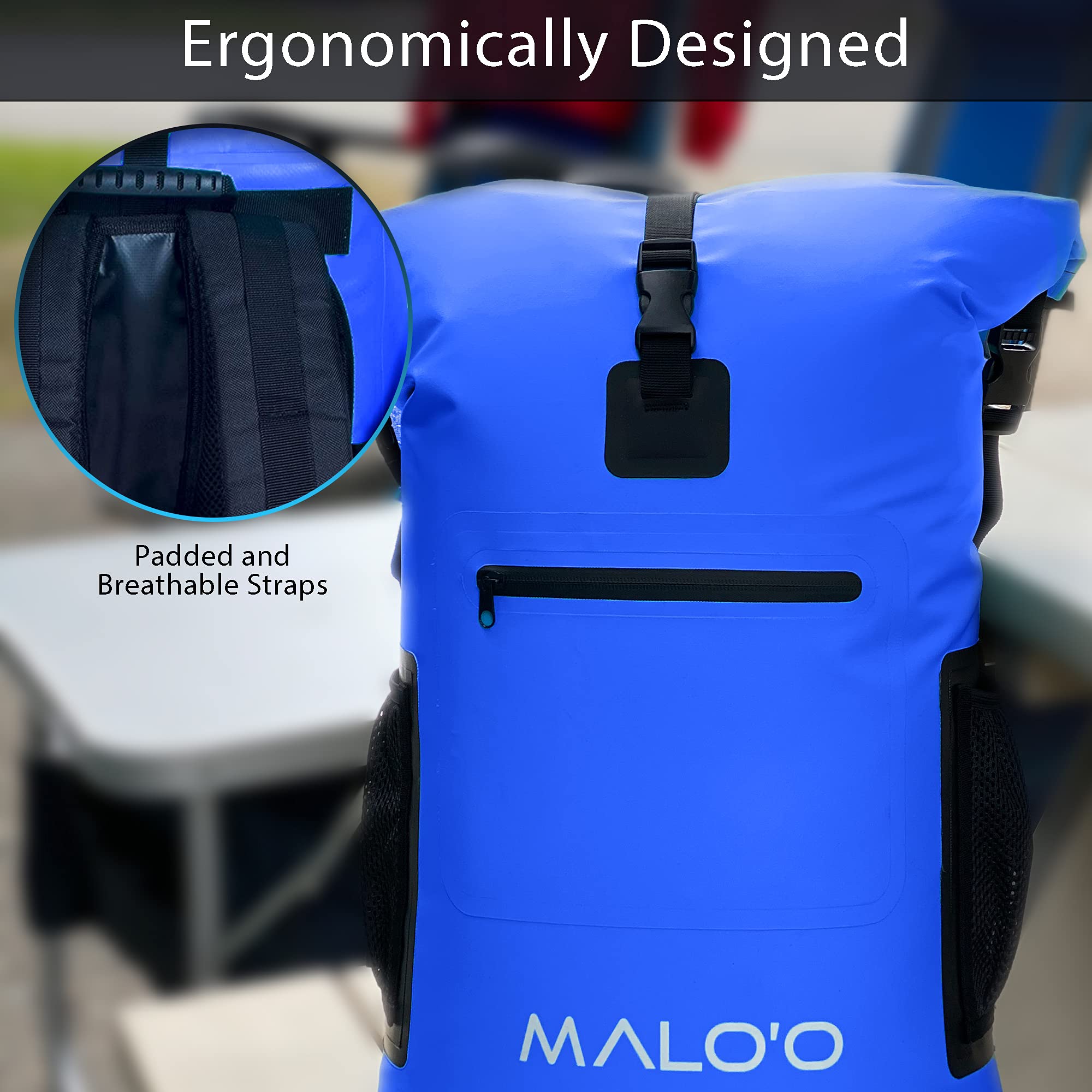 Malo'o welded interior showcases leakproof design for easy cleanup.