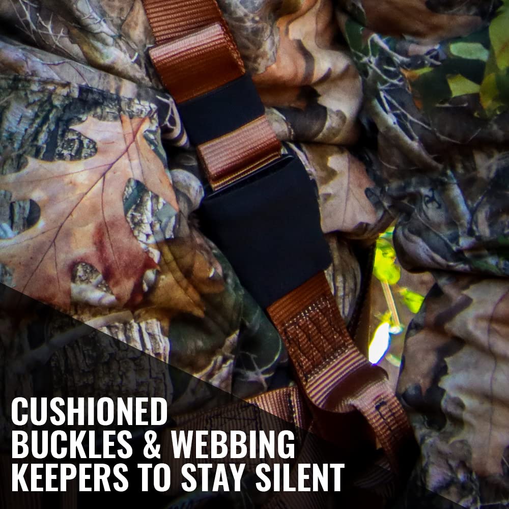 Malta Dynamics Stealth design reduces buckle noise for discreet hunting
