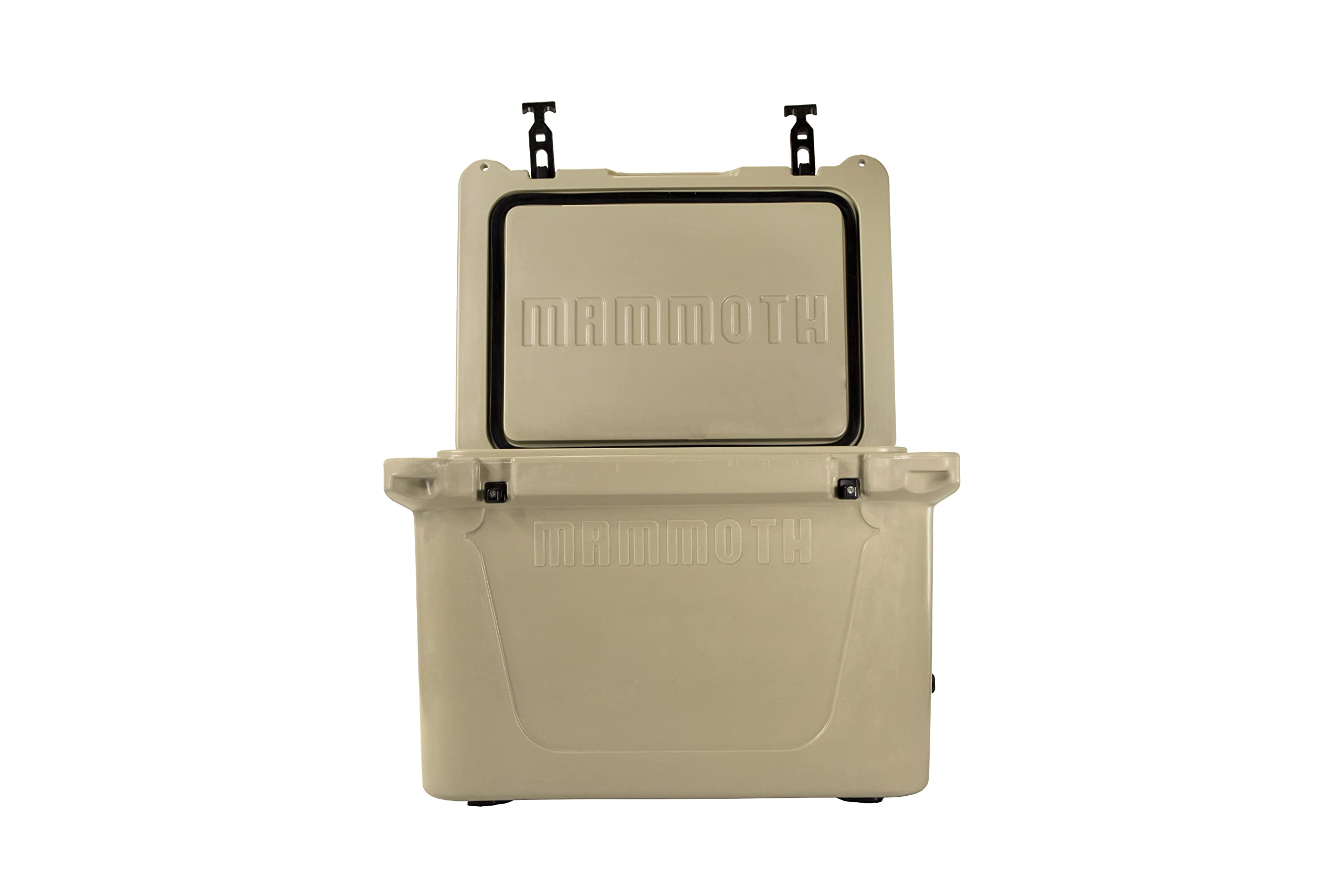 Mammoth Ranger 25 cooler side view, compact transport for camping
