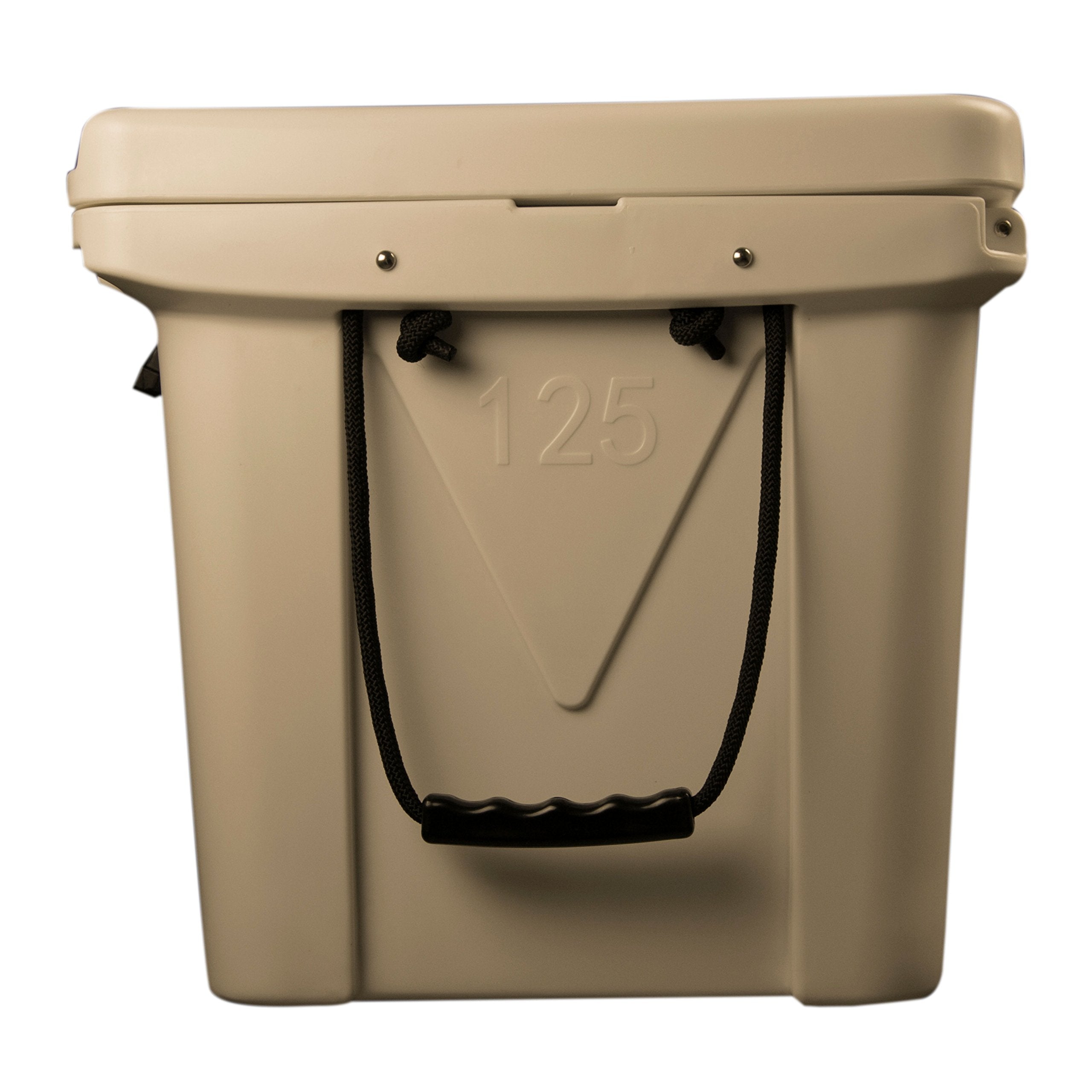 Mammoth Ranger 45 cooler with heavy-flow drain system makes cleanup easy after picnics.