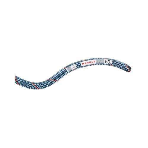 Mammut 10.2 Crag Classic rope showing the abrasion-resistant center marking for wear checks.