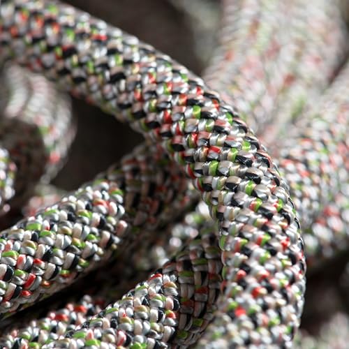 Mammut 9.5 Crag We Care rope, sheath close-up, eco-friendly recycled yarn minimizes waste.