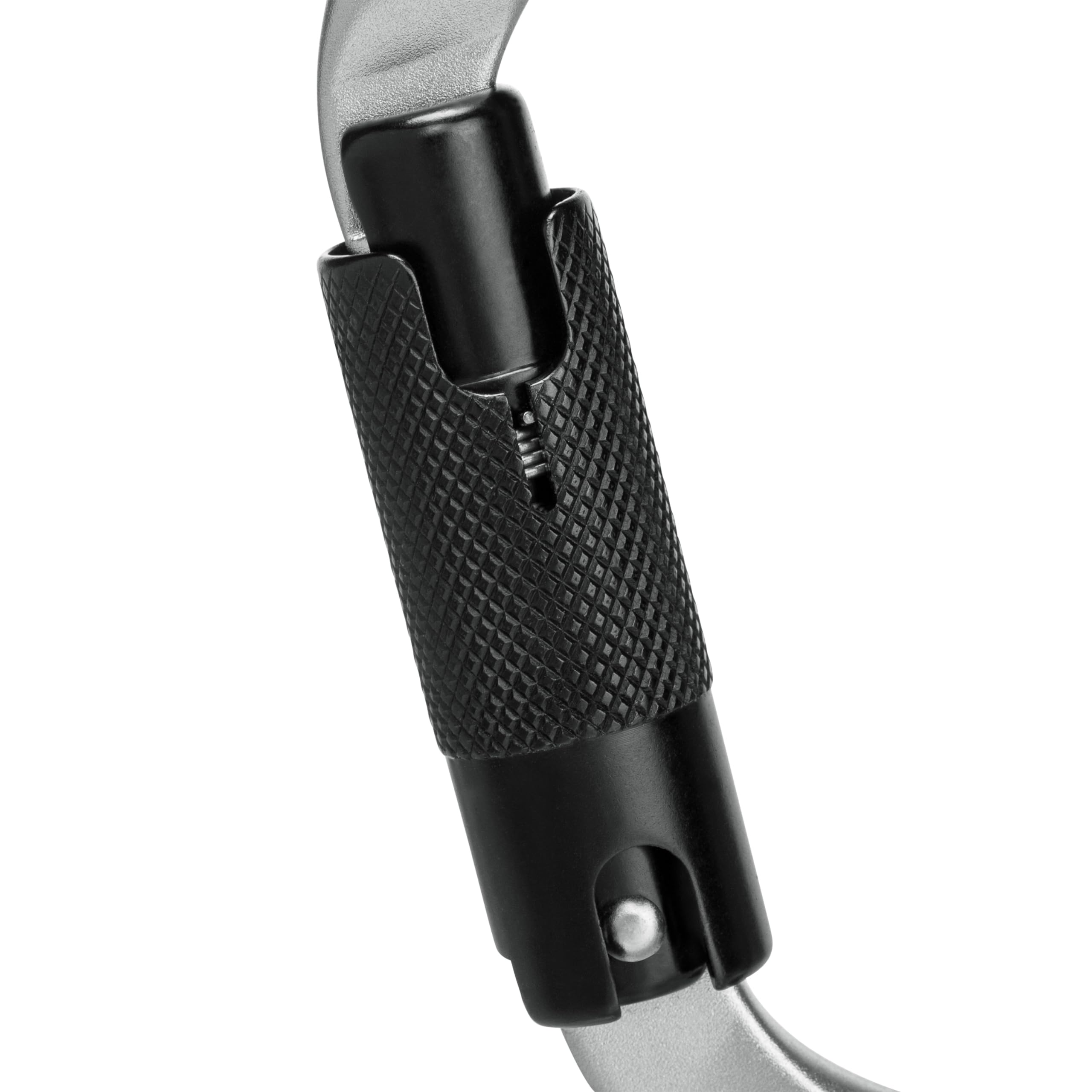 Mammut carabiner twist-lock close-up, fast locking and easy clipping