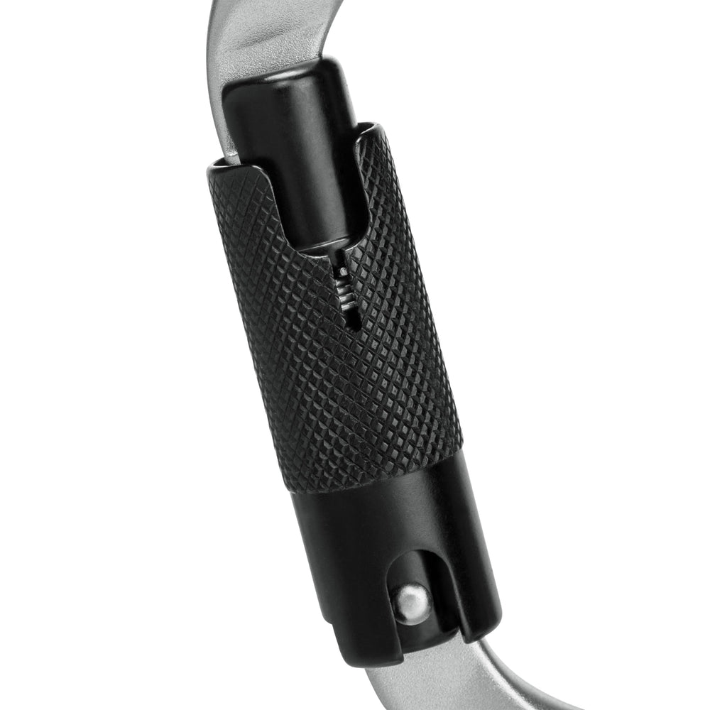 Mammut carabiner twist-lock close-up, fast locking and easy clipping