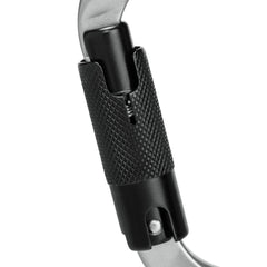 Mammut carabiner twist-lock close-up, fast locking and easy clipping