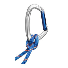 Mammut Crag carabiner with Key Lock enables secure handling and smooth straight-gate clipping