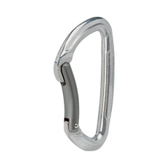 Mammut Element Steel Key Lock Basalt carabiner for gym climbs with durable, snag-free performance