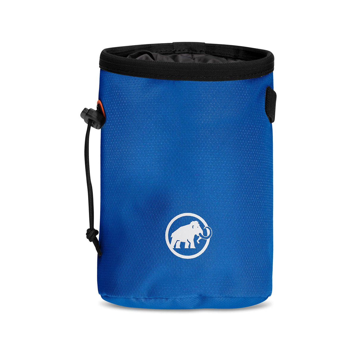 Mammut Gym Basic Chalk Bag with opening keeps chalk accessible and shape-retentive during climbs.