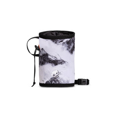 Mammut Gym Print Chalk Bag Alpine AOP with a secure pocket for your phone during climbs