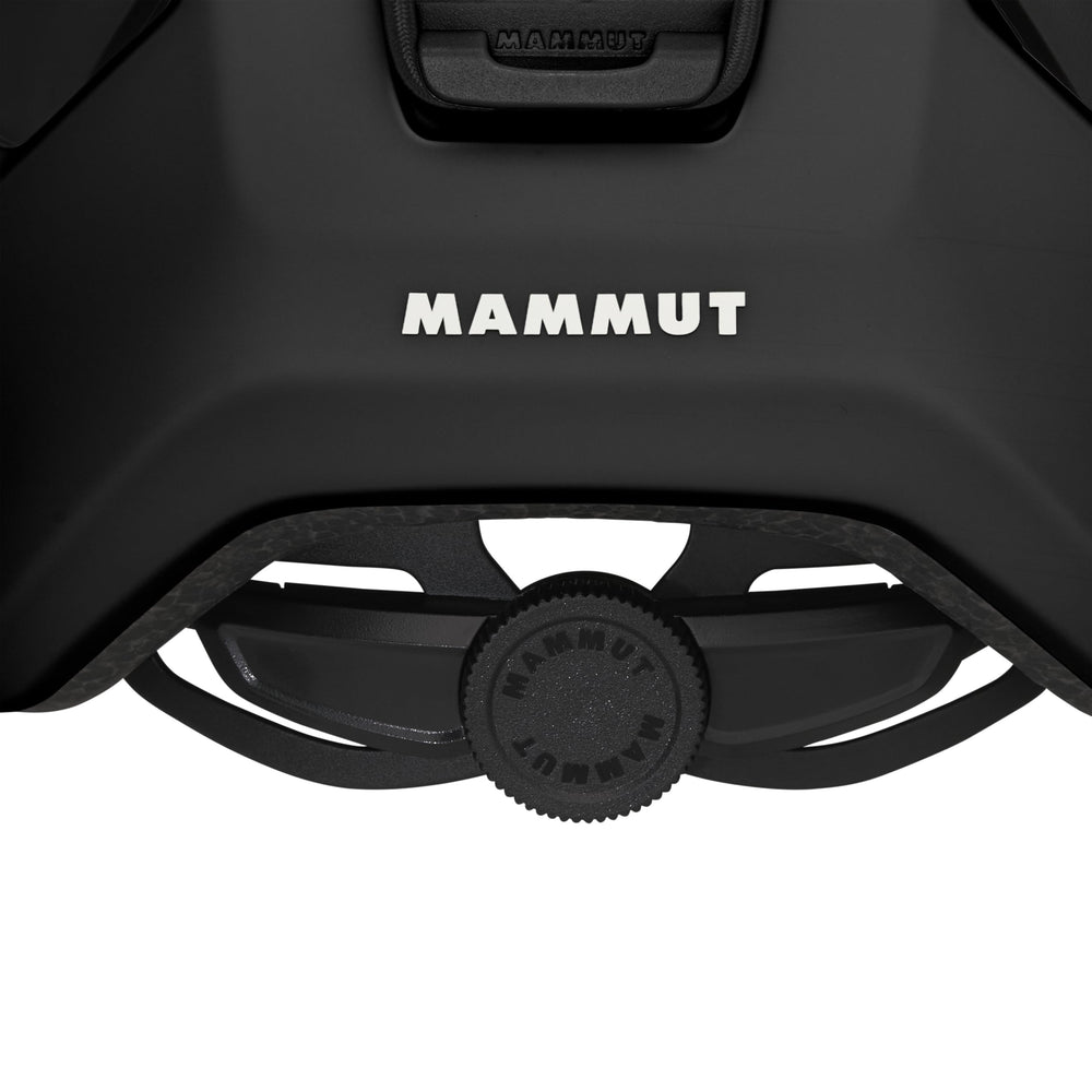 Mammut Haute Route Helmet elastic strap secures goggles or headlamp