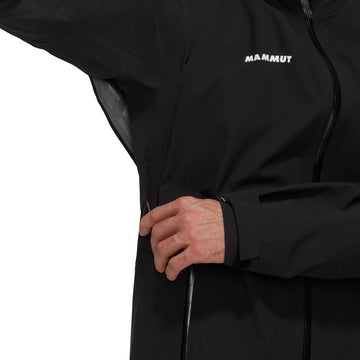 Mammut Linard Guide HS Hooded Jacket interior lining for comfort.