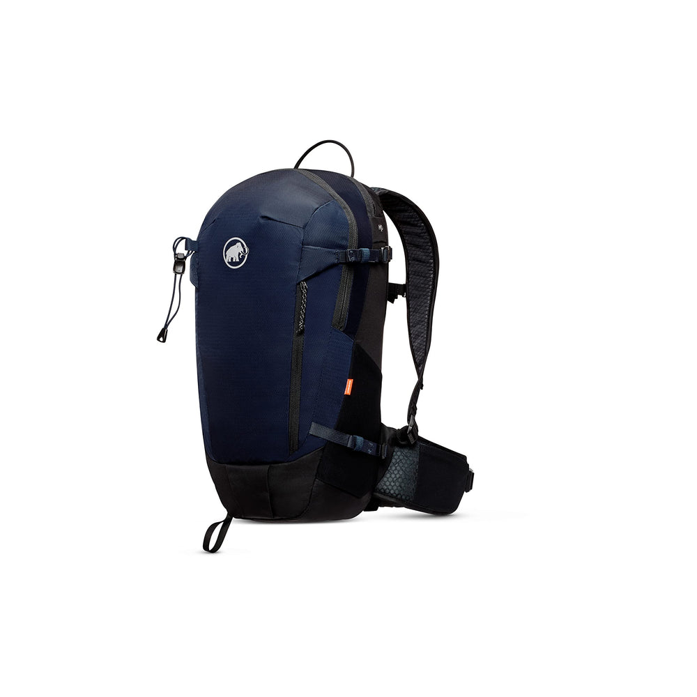 Mammut Lithium 15 Women backpack front view showing compact fit for fast mountain days