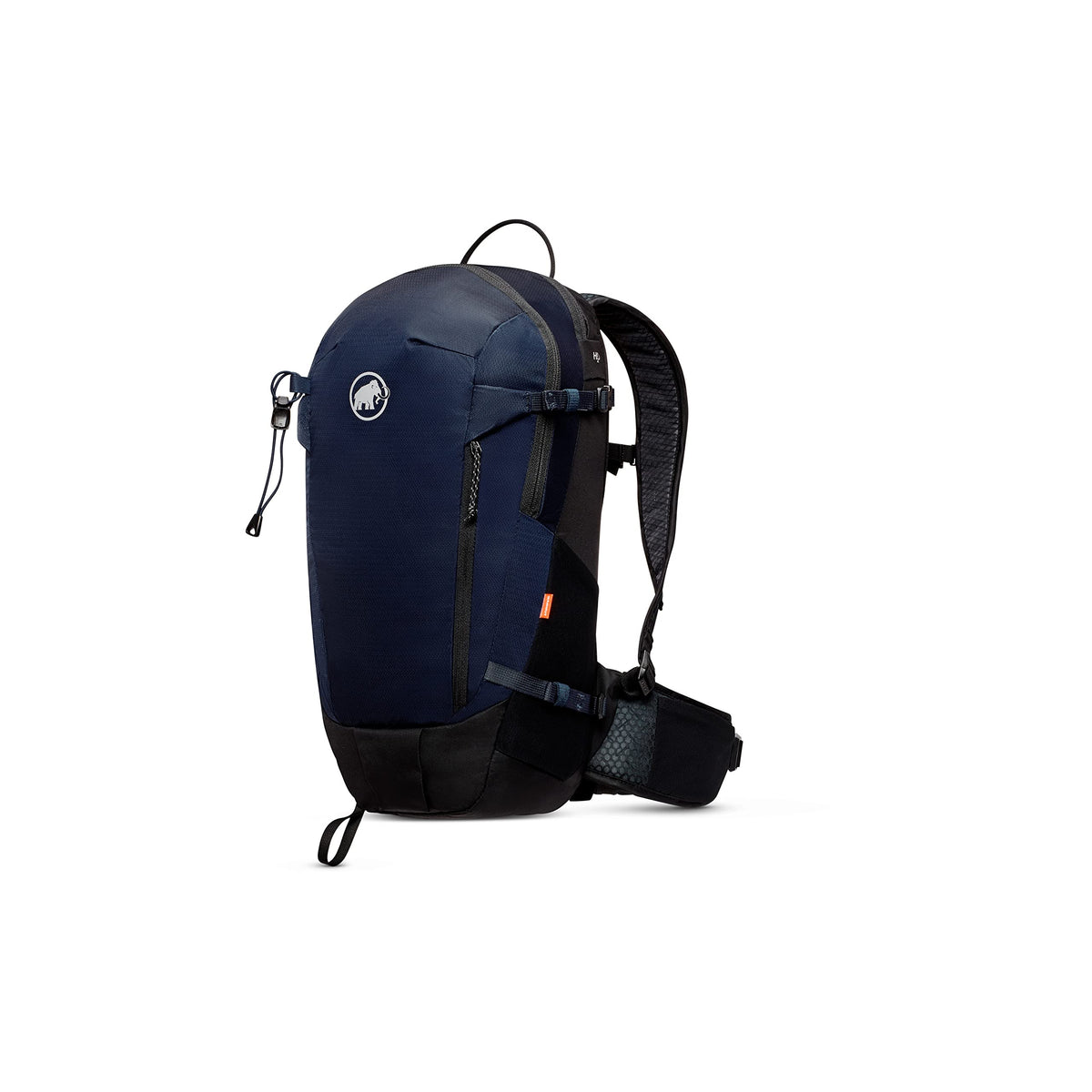 Mammut Lithium 15 Women backpack front view showing compact fit for fast mountain days