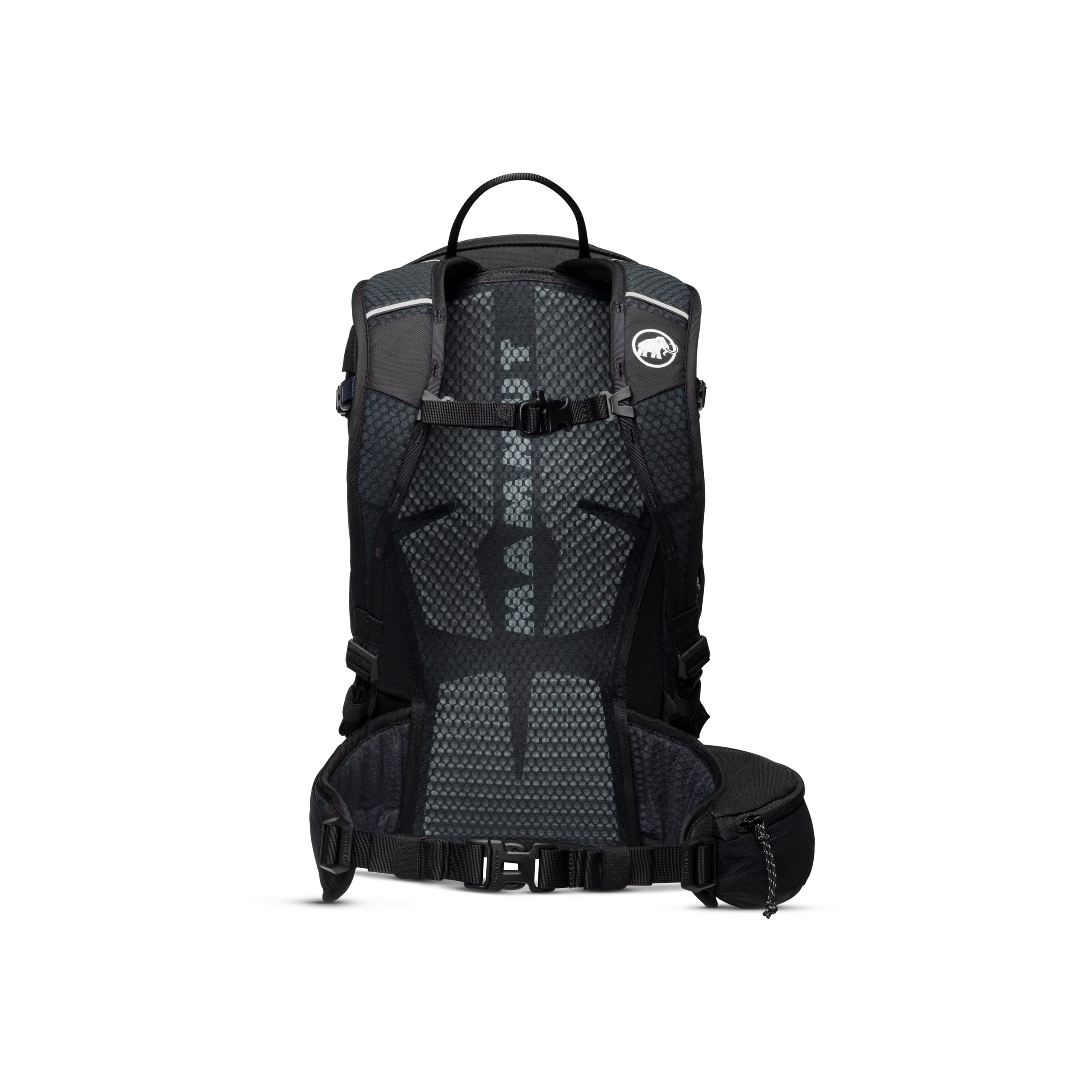 Mammut Lithium 20 pole carrier keeps trekking poles secure