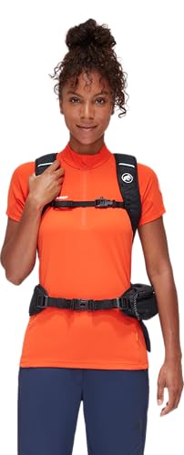 Mammut Lithium 20 women's shoulder pads provide light, breathable comfort on steep climbs