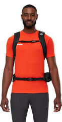 Mammut Lithium 30 back ventilation with 3D EVA foam keeps air flowing.