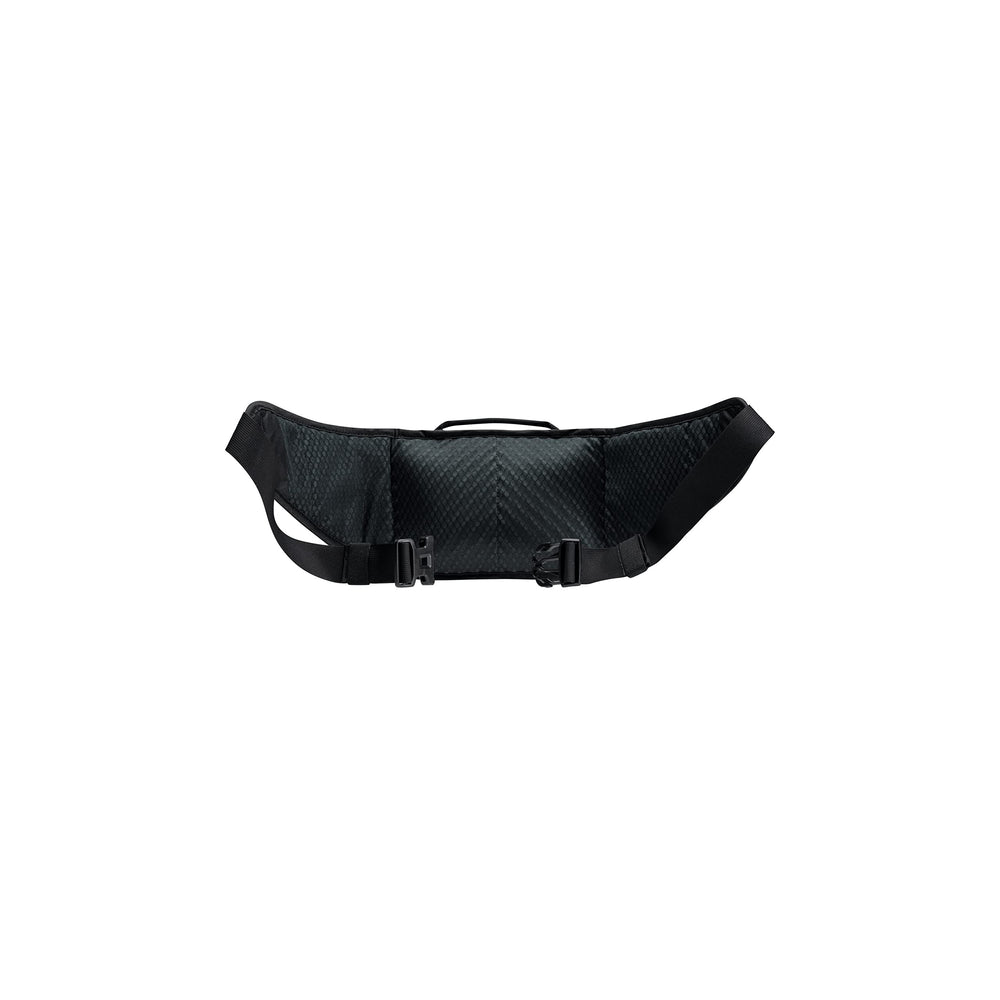 Mammut Lithium waistpack side pocket for quick access to valuables.