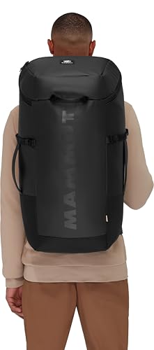Mammut Neon 55 backpack back panel access for rope and gear during climbs