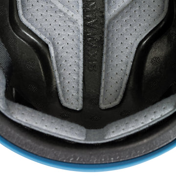 Mammut Skywalker 3.0 Helmet blue matte shell reduces glare and wear