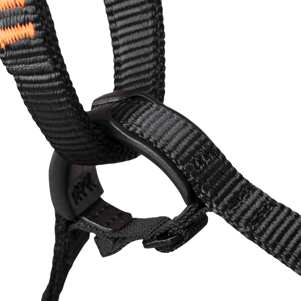 Mammut Togir 2.0 detail emphasizes durable tie-in loop protection