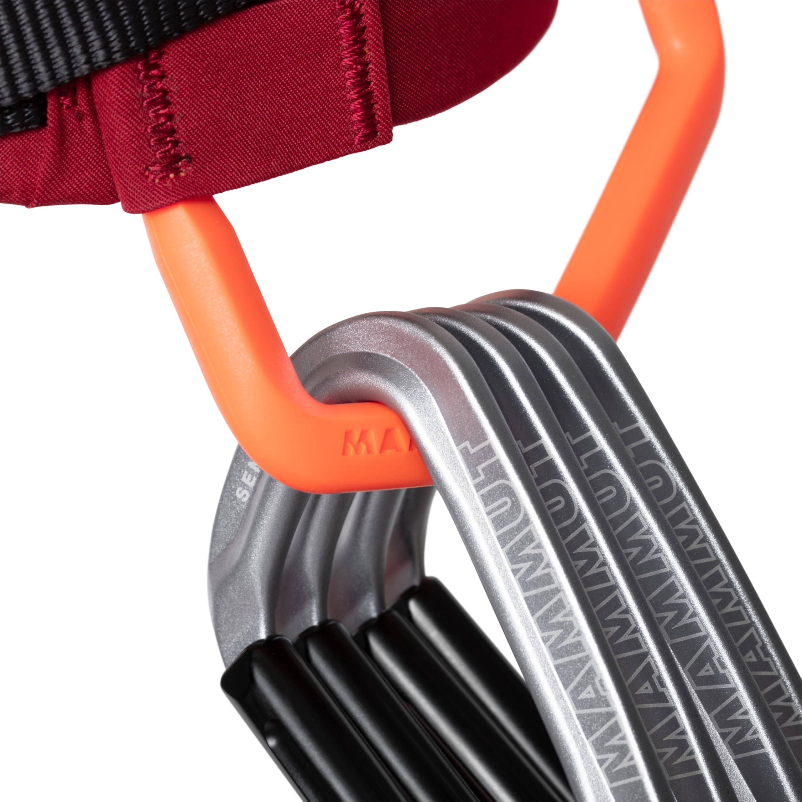 Mammut Togir 2.0 ice-screw carabiner attachment options