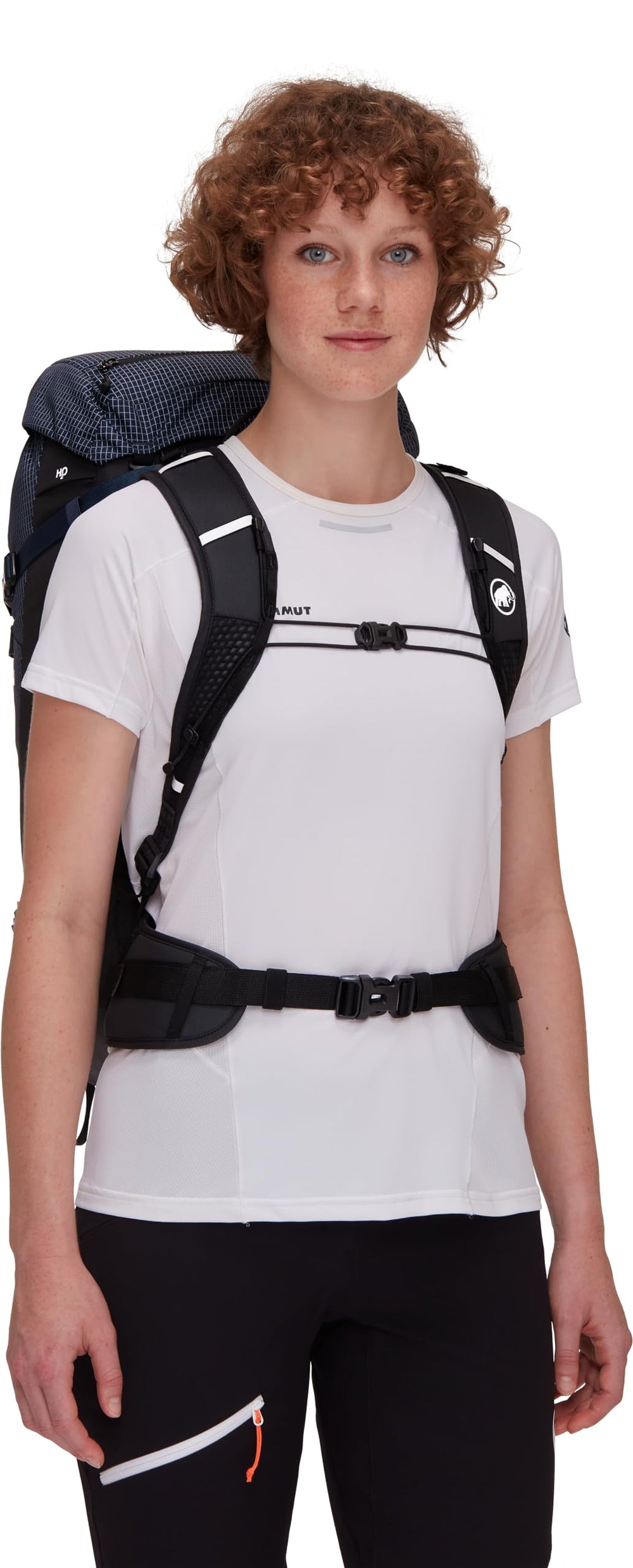 Mammut Trion 38L, padded shoulder straps for long climbs