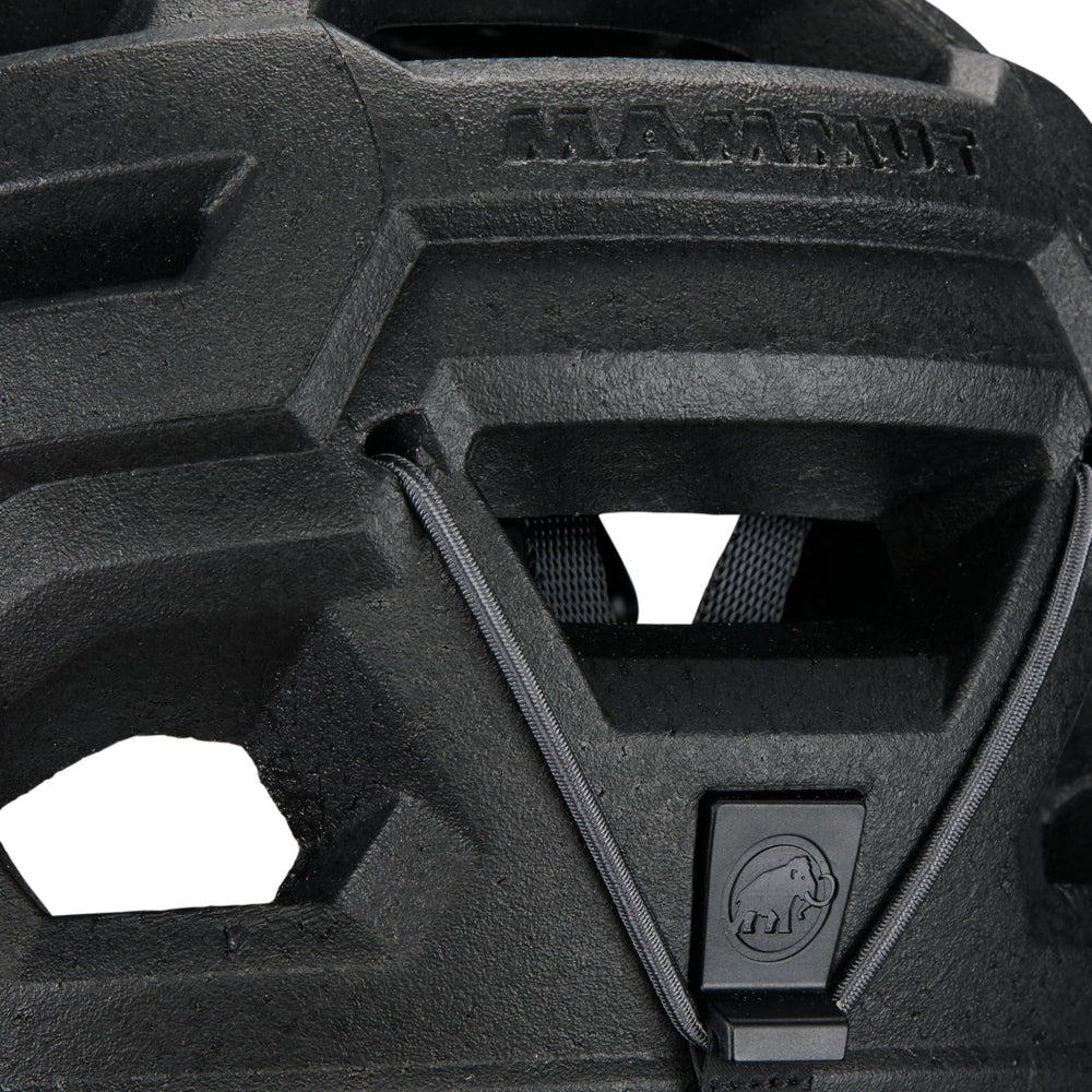 Mammut Wall Rider helmet chin strap adjustment for personalized comfort