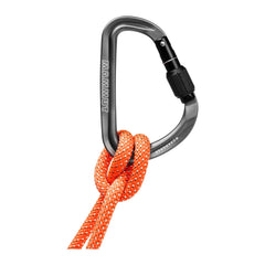 Mammut Workhorse HMS Screwgate with large opening for ropes and slings.