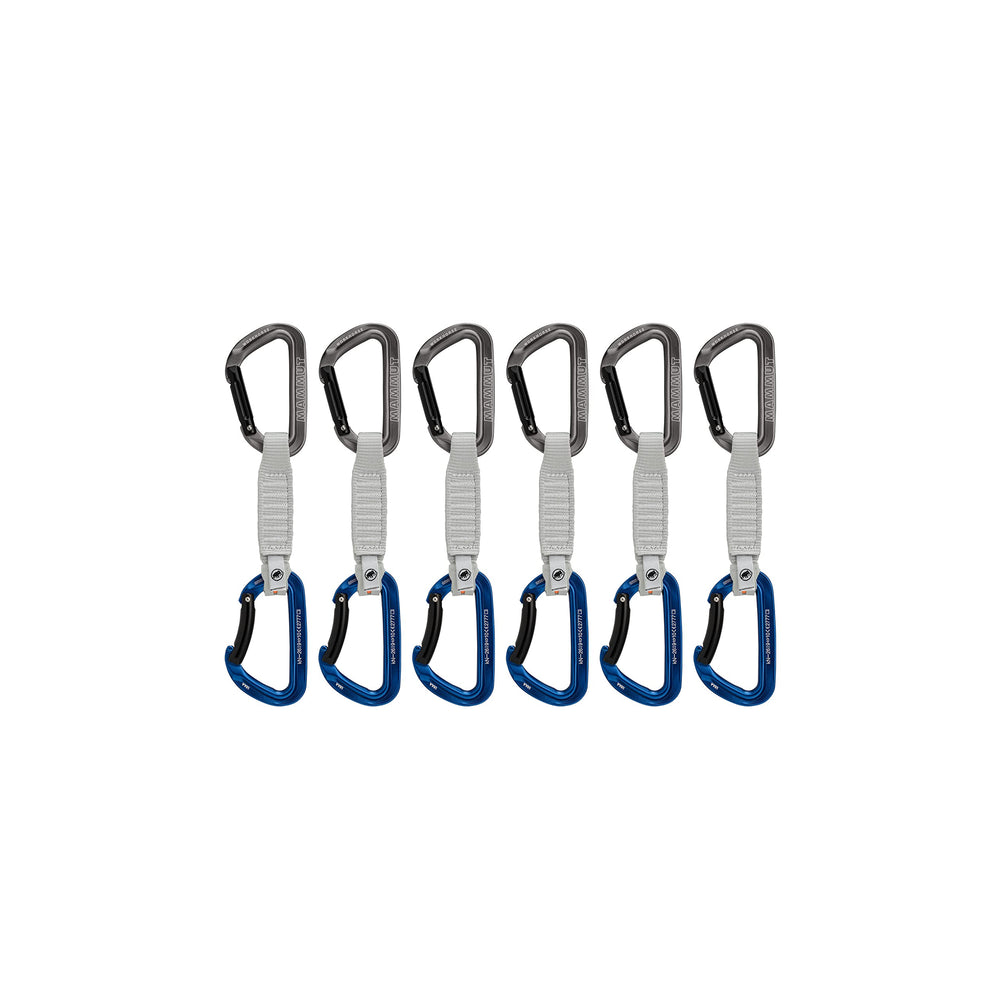 Mammut Workhorse Keylock 6-pack sling protector reducing wear on the lower carabiner