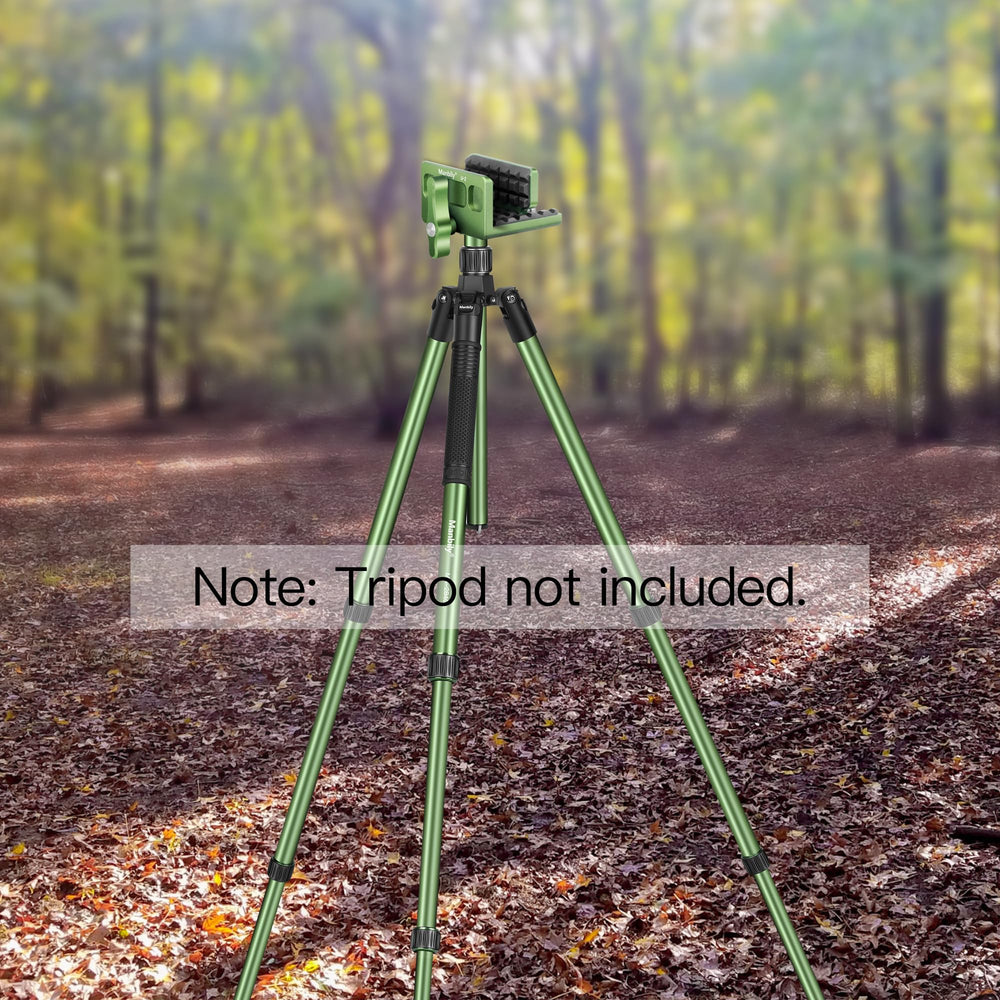 Manbily shooting saddle clamp rest head compact design aids portable field practice