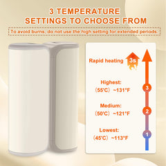Mangoin hand warmers heat in 3 seconds for fast warmth during cold commutes