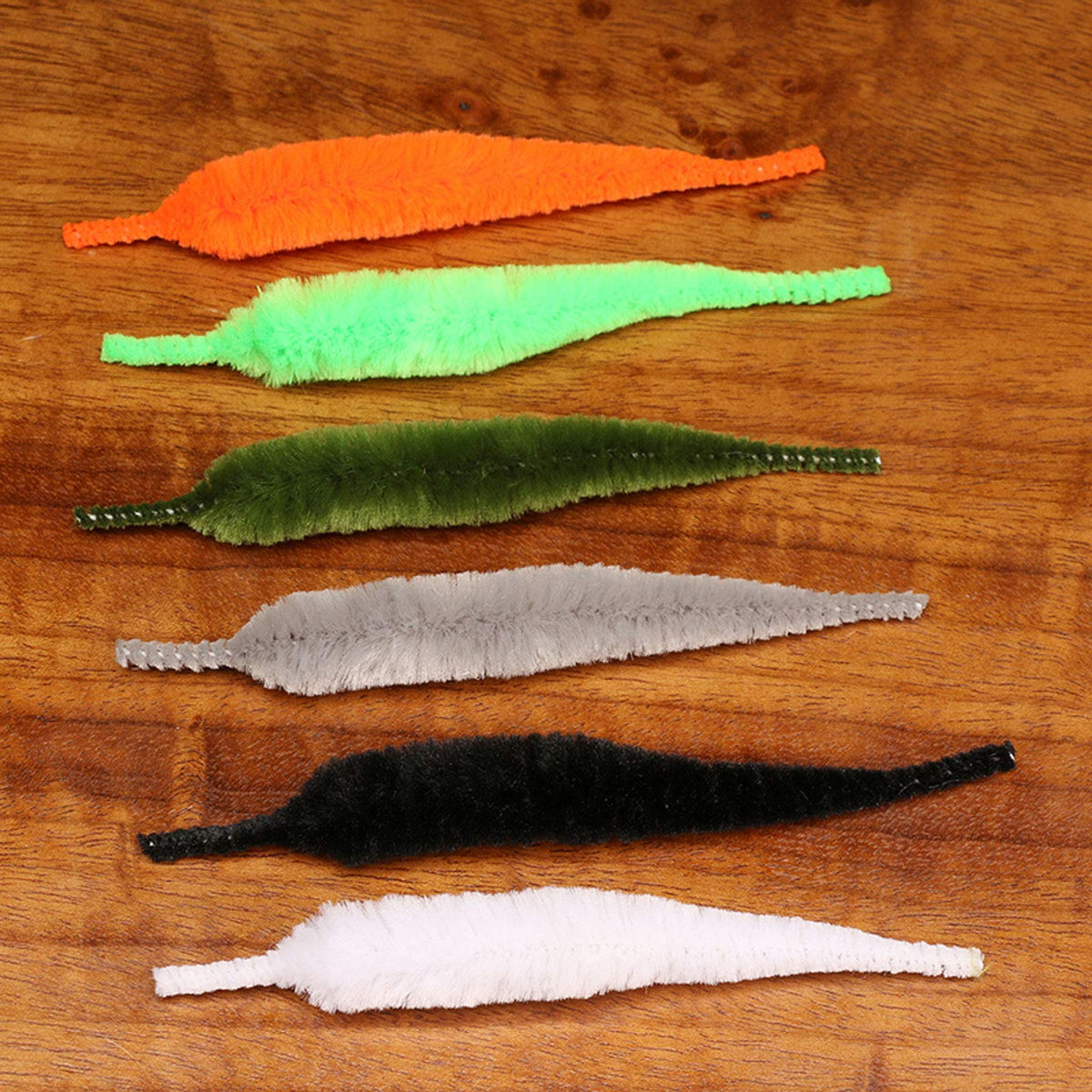 Mangums micro dragon tails white 4in: versatile trout and bass fly tails for tackle success