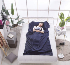 Mannice sleeping bag liner crinkle free and durable long lasting