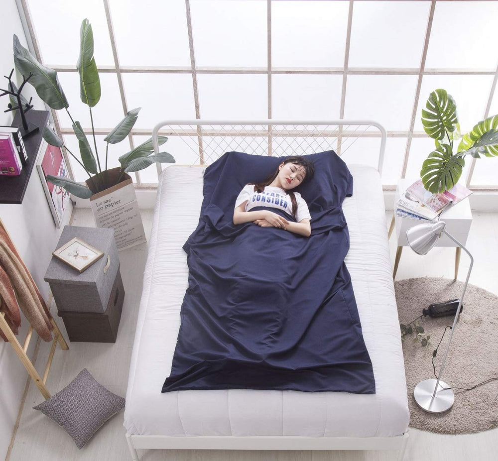 Mannice travel sheets breathable design suitable for hotels and camping