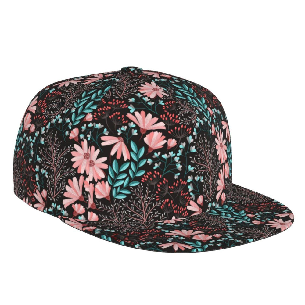 MANQINF tropical flower cap front view ideal for daily casual wear