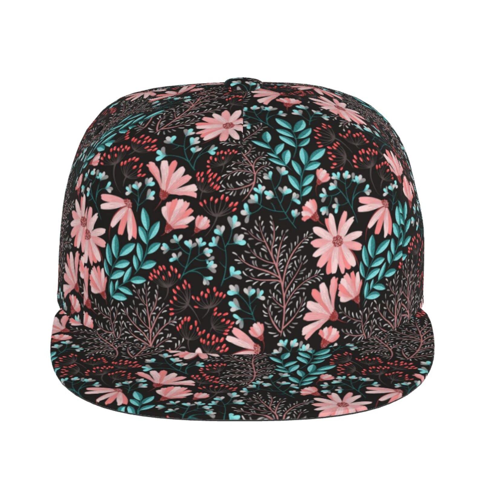 MANQINF tropical flower cap side view complements outdoor outfits