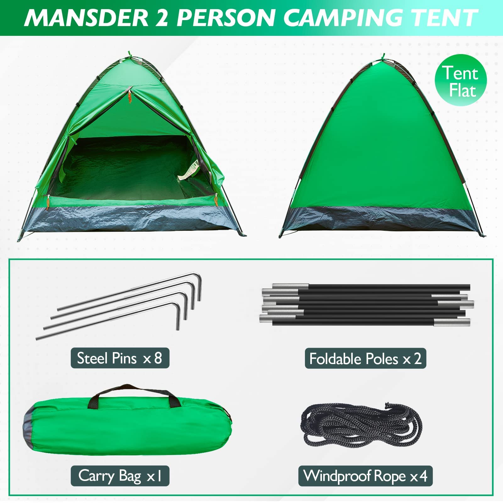 Mansader dome tent—great gift for family and friends who camp