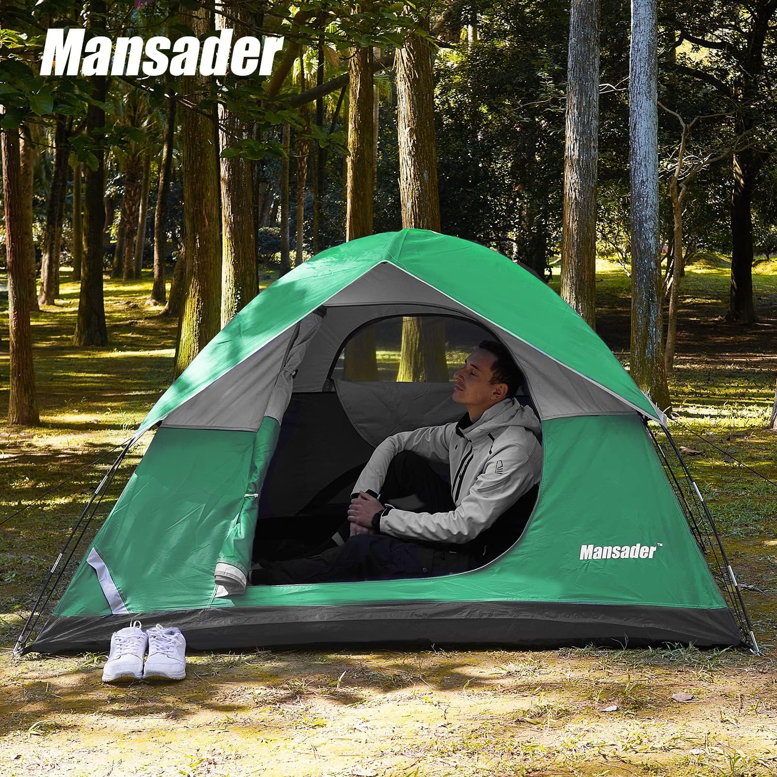 Mansader lightweight design enhances backpacking mobility and quick relocation