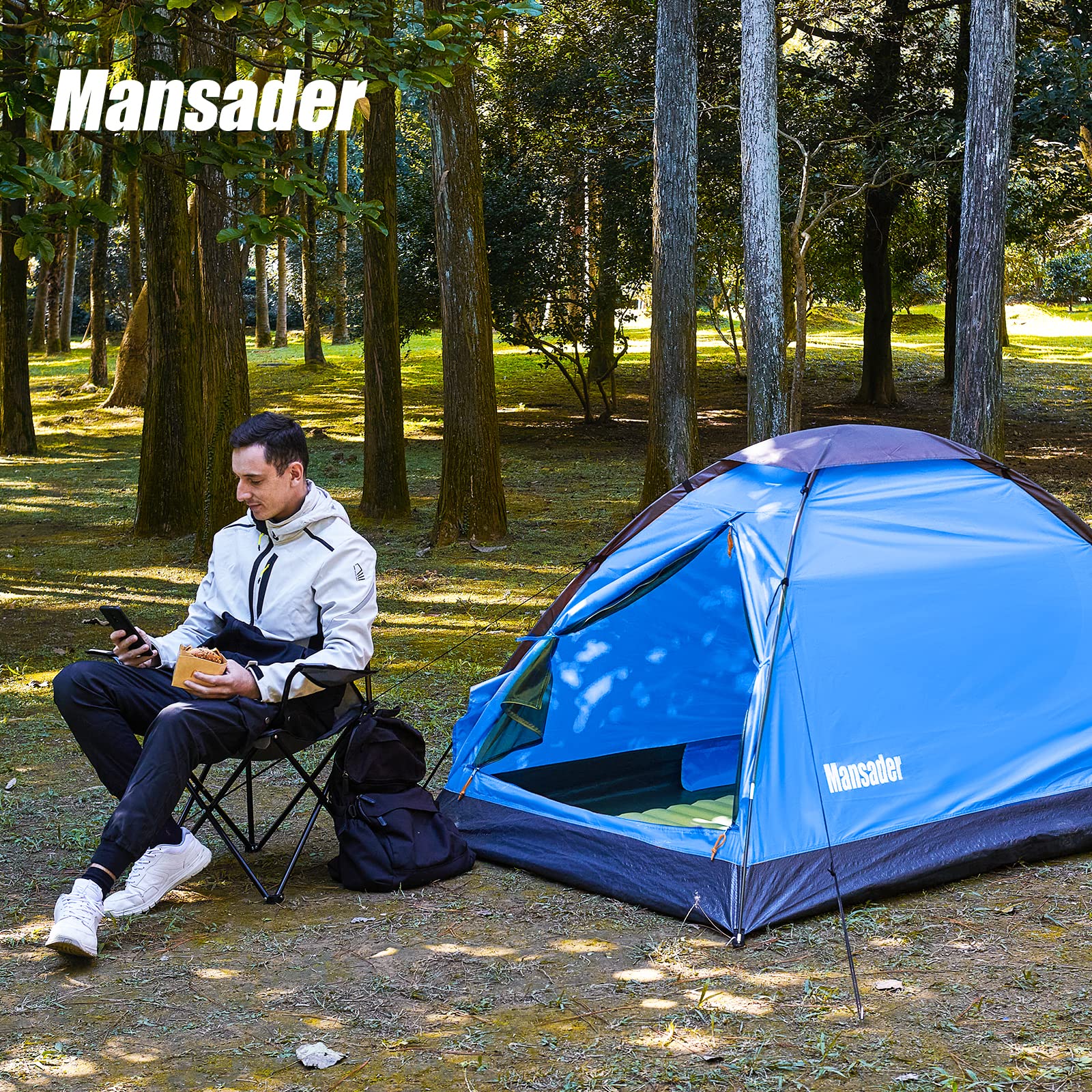 Mansader packed carry bag highlights effortless transport for backpackers