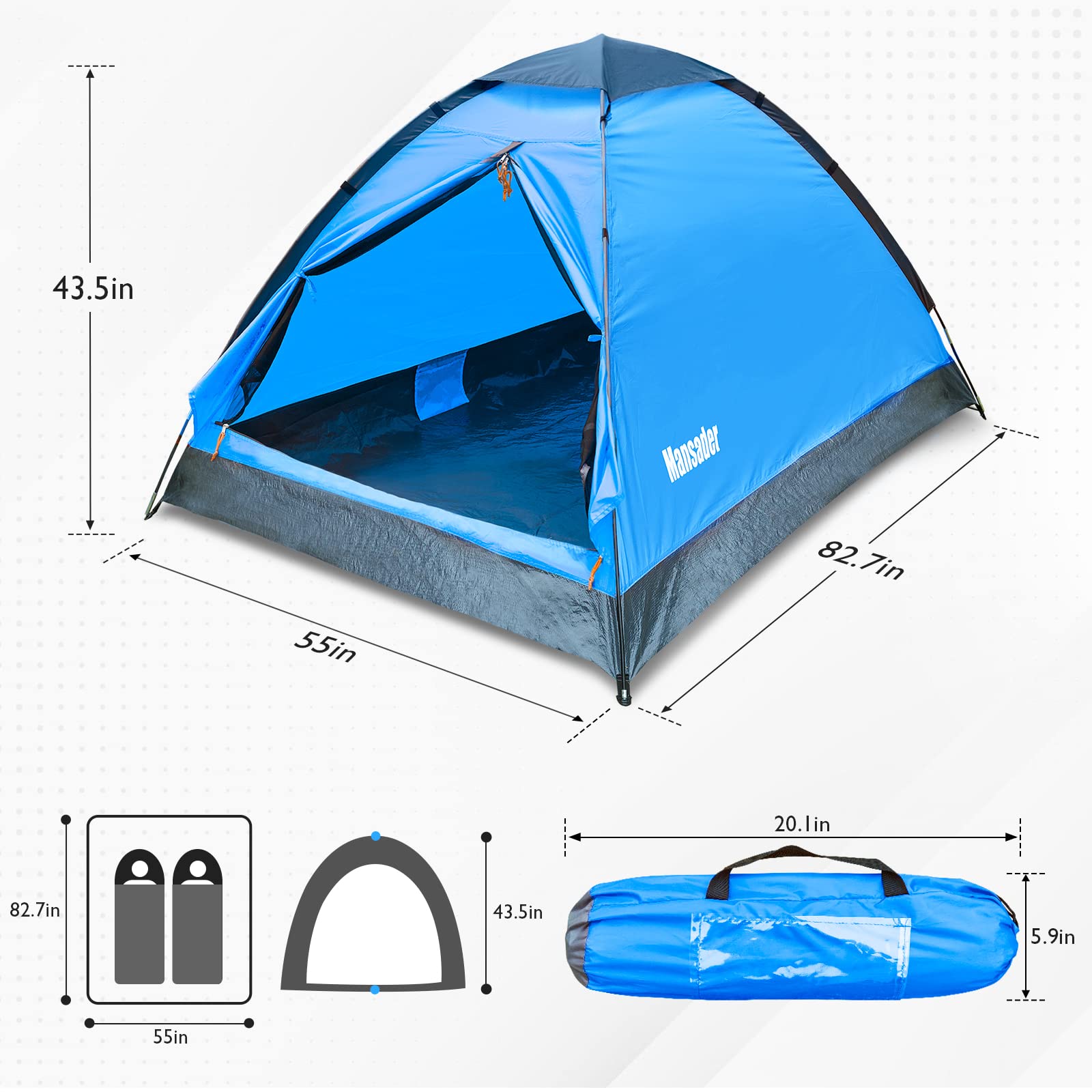 Mansader seam-tape waterproofing keeps interior dry during rain