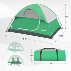 Mansader tent waterproof fabric keeps gear dry during light rain