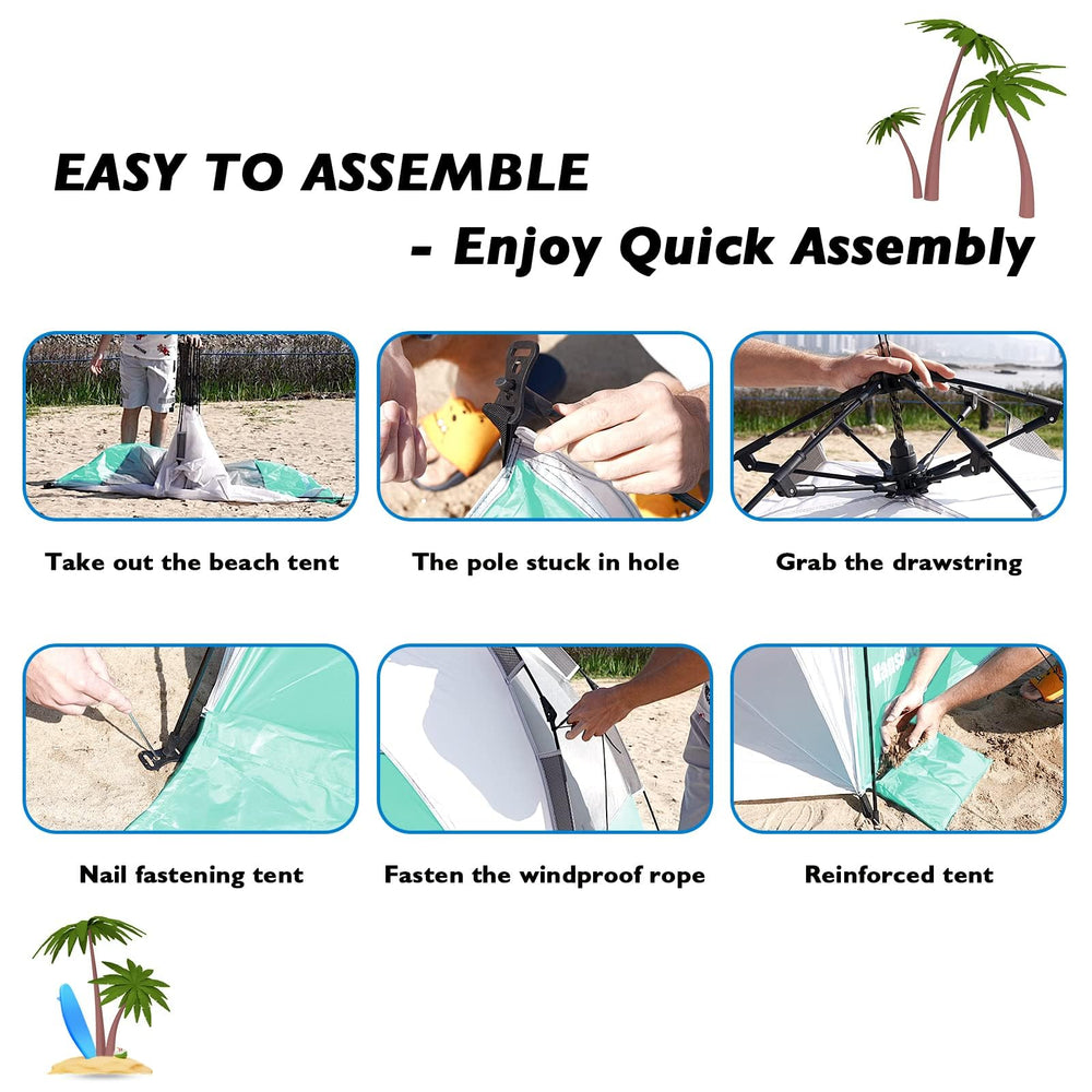 Versatile use on beach, park, or camping adventures