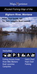 Map the Xperience Bighorn River fishing map viewport aids on-site planning with river layout.