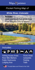 Map the Xperience White River Colorado fishing map enables offline navigation during your trip