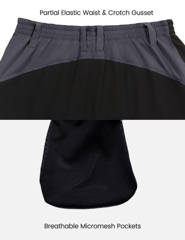 Mapamyumco hiking shorts in an outdoor setting ready for trail use.