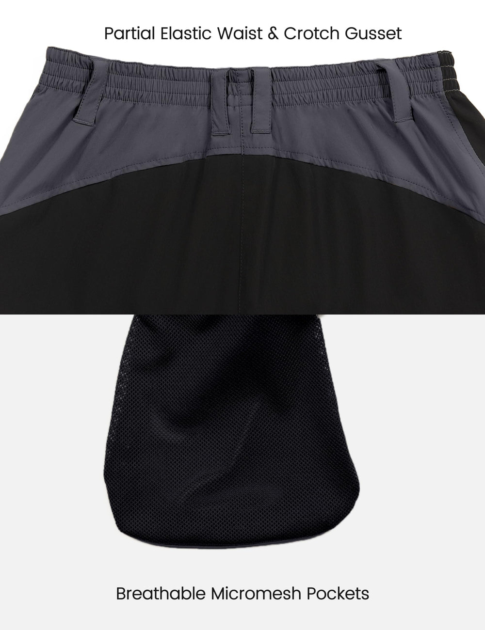 Mapamyumco hiking shorts in an outdoor setting ready for trail use.