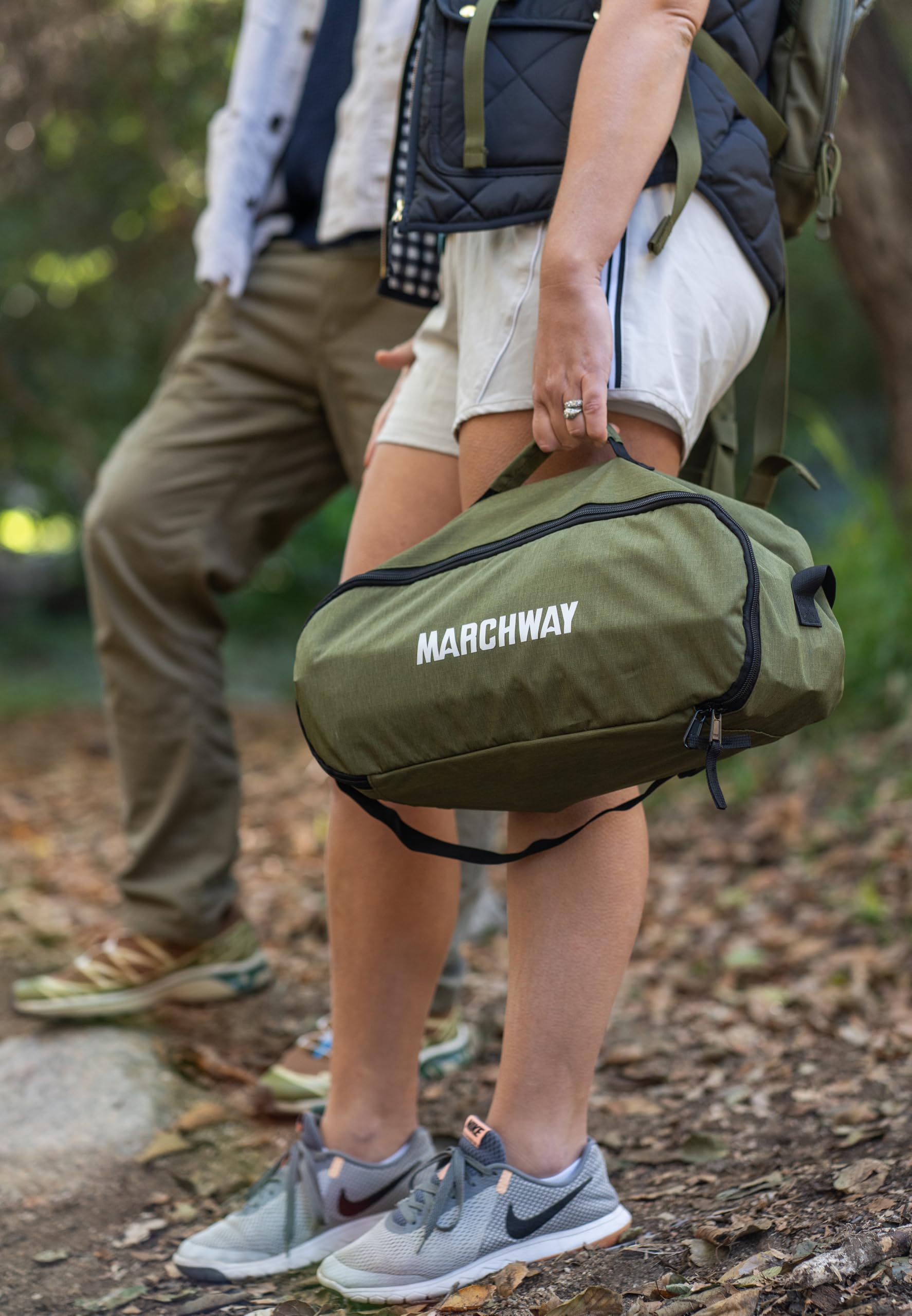 Marchway camping cot compact size fits suitcase or backpack.