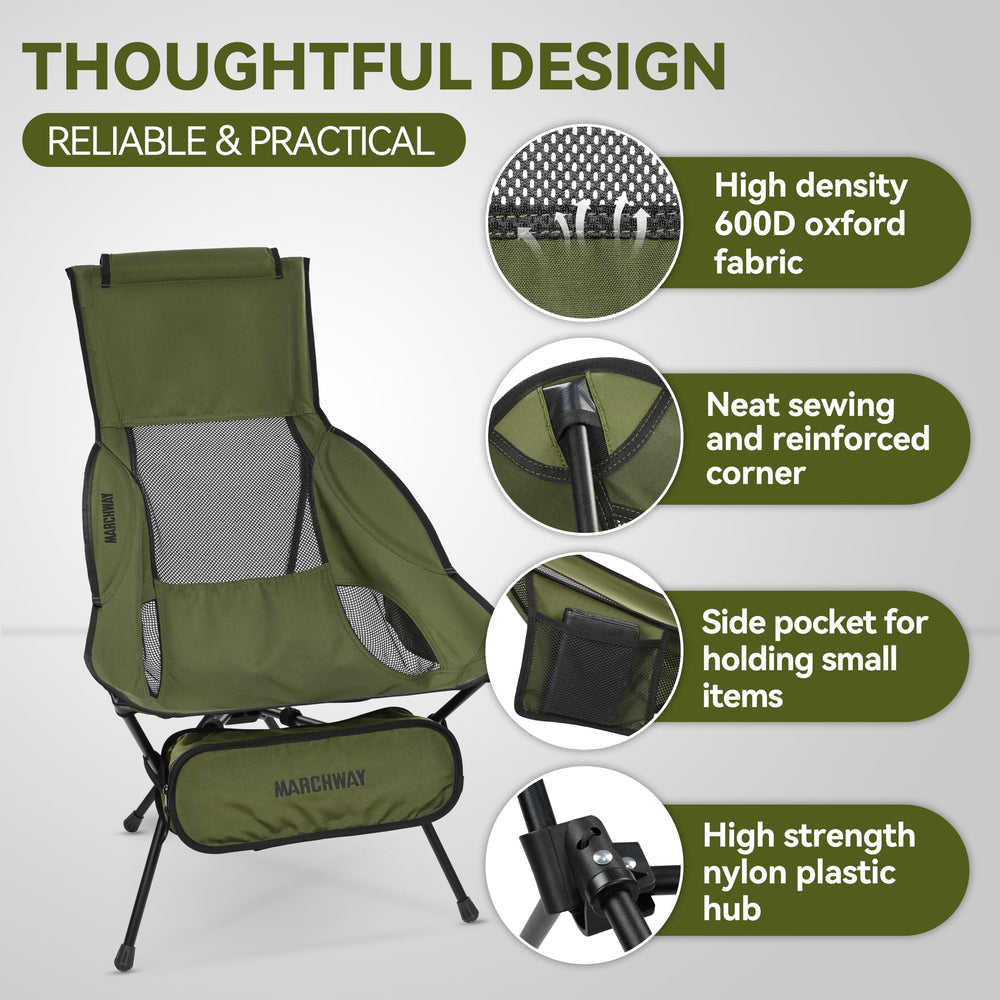 MARCHWAY compact folded size fits in a suitcase for easy travel.