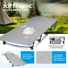 MARCHWAY cot bed flat sleeping surface for comfortable rest